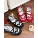 Mademoiselle Pearl Bow Rabbit Shoes(Reservation/4 Colours/Full Payment Without Shipping)